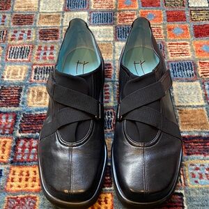 Thierry Rabotin Black Leather Loafers